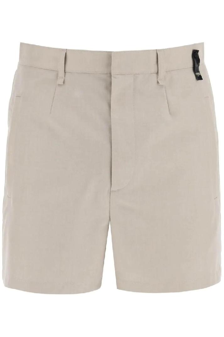 FENDIhighwaisted tailored bermuda shorts