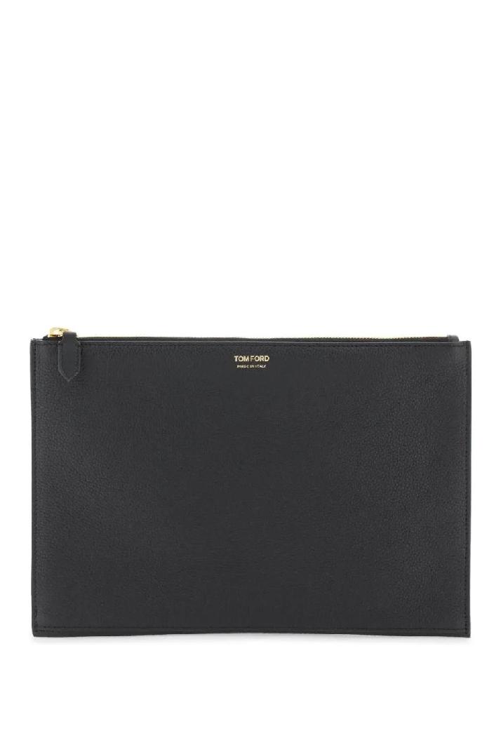 TOM FORDgrained leather pouch