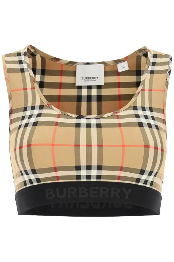 BURBERRYdalby check sport top