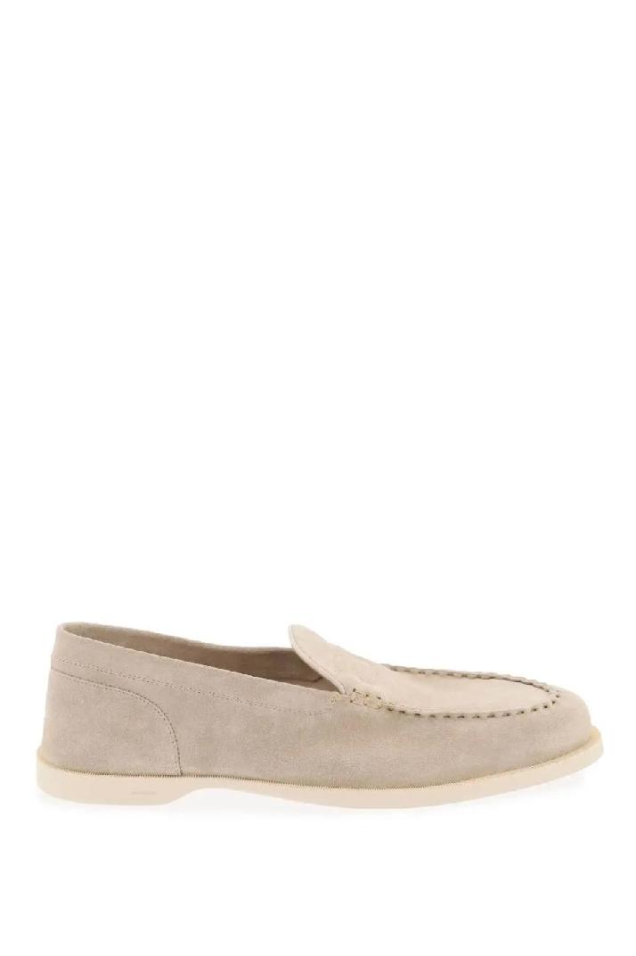 JOHN LOBBsuede leather pace loafers for