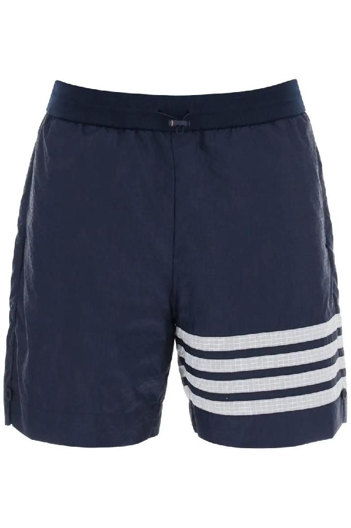 THOM BROWNE4bar shorts in ultralight ripstop